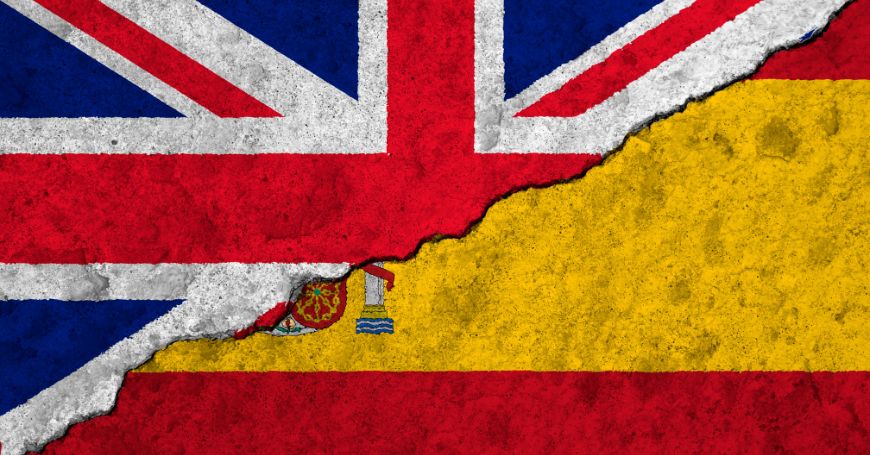 Brexit impact visualized through UK and Spanish flags, reflecting challenges of buying a business in spain after brexit